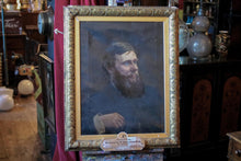 Load image into Gallery viewer, Antique Victorian Oil Painting Gentleman in Gilt Frame
