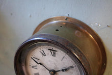 Load image into Gallery viewer, 1940&#39;s Smith Ships Bulkhead Clock - 8 day - Working
