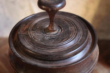 Load image into Gallery viewer, Antique Turned Hardwood Treen Tobacco Jar
