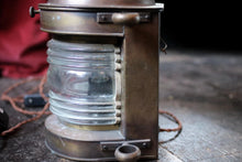 Load image into Gallery viewer, Antique Masthead Ships Lantern Converted to Electricity With Modern Wiring
