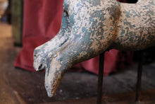 Load image into Gallery viewer, Large Ceramic Mounted Horse Sculpture
