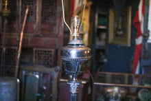 Load image into Gallery viewer, Electric Converted Chrome Column Oil Lamp
