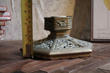 Load image into Gallery viewer, Ornate Antique Victorian Brass Inkwell
