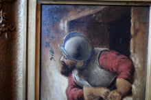 Load image into Gallery viewer, 19th Century Oil Painting in Gilt Frame - English Civil War Soldier

