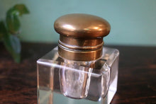 Load image into Gallery viewer, Collection of Antique Glass and Stoneware Inkwells
