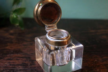 Load image into Gallery viewer, Collection of Antique Glass and Stoneware Inkwells
