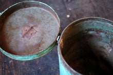 Load image into Gallery viewer, Green C.1930 Painted Storage Bin
