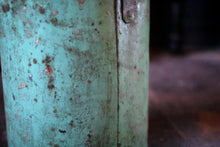 Load image into Gallery viewer, Green C.1930 Painted Storage Bin
