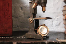 Load image into Gallery viewer, Antique Brass Laboratory Microscope - William Hume, Edinburgh
