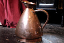 Load image into Gallery viewer, Large 2 Gallon Antique Victorian Copper Jug
