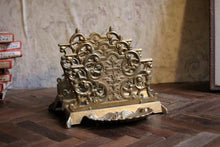 Load image into Gallery viewer, Art Nouveau Brass Letter Rack
