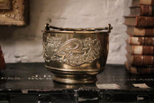 Load image into Gallery viewer, Vintage Heavyweight Chinese Dragon Gilded Brass Planter / Jardiniere
