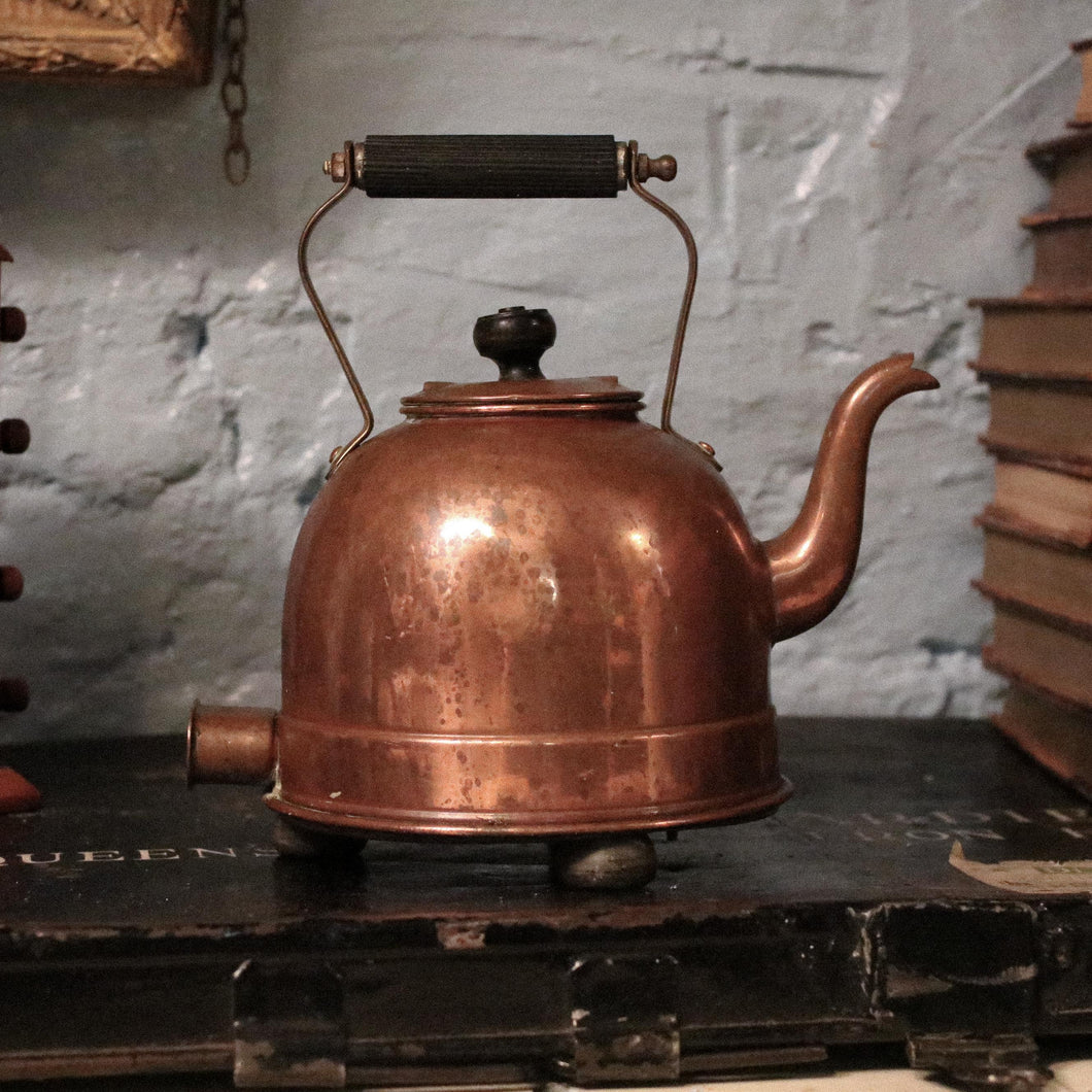 Vintage 1930's Copper and Brass Electric Kettle