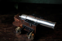 Load image into Gallery viewer, Vintage Miniature Brass Model Cannon
