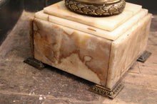 Load image into Gallery viewer, 19th Century Alabaster and Ormolu Pedestal / Column
