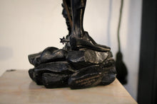 Load image into Gallery viewer, Large Cast Iron Mephistopheles Sculpture - After Jacques-Louis Gautier
