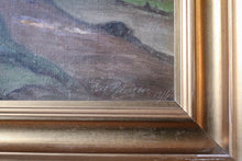 Load image into Gallery viewer, 1920&#39;s Danish Impressionistic Oil Painting of Forrest in Gold Wood Frame - 64.5 x 65.5cm
