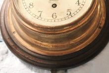 Load image into Gallery viewer, Antique Barkers Kensignton Ships Bulkhead Wall Clock - Working
