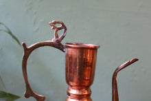 Load image into Gallery viewer, Vintage Middle Eastern Turkish Copper Dallah Coffee Pot
