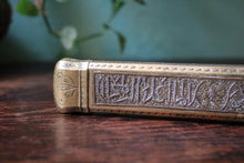 Load image into Gallery viewer, Antique Ottoman Scribes Ink Well and Pen Holder
