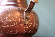 Load image into Gallery viewer, Vintage Middle Eastern Turkish Copper Dallah Coffee Pot
