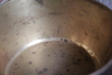 Load image into Gallery viewer, Antique Heavyweight Brass Saucepan - 8.25&quot;
