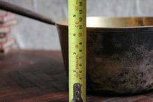 Load image into Gallery viewer, Antique Heavyweight Brass Saucepan - 8.25&quot;
