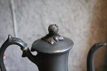 Load image into Gallery viewer, Antique Victorian Pewter Coffee Pot / Jug
