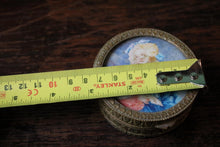 Load image into Gallery viewer, Antique19th.C French Gilded Brass Painted Portrait Pill Box
