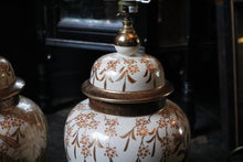 Load image into Gallery viewer, Pair of 1980&#39;s Chinese Porcelain Urn Table Lamps
