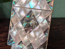 Load image into Gallery viewer, Antique Victorian Mother of Pearl and Abalone Card Case / Purse
