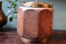 Load image into Gallery viewer, Vintage Oak and EPNS Barrel Shaped Ice Bucket
