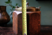 Load image into Gallery viewer, Vintage Oak and EPNS Barrel Shaped Ice Bucket

