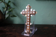 Load image into Gallery viewer, Vintage Freestanding Pewter Cross / Crucifix
