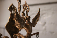 Load image into Gallery viewer, Vintage Wall Mounted Brass Church Bell
