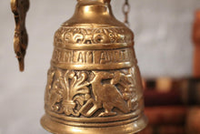 Load image into Gallery viewer, Vintage Wall Mounted Brass Church Bell

