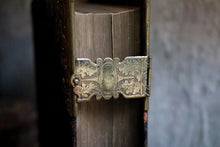 Load image into Gallery viewer, 19th Century English Leather Bound and Brass Clasps Holy Bible Illustrated - Rev. John Brown
