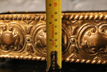 Load image into Gallery viewer, Small Rectangular Embossed Brass Planter / Storage Tray
