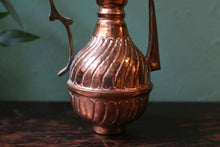 Load image into Gallery viewer, Vintage Middle Eastern Turkish Copper Dallah Coffee Pot
