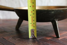Load image into Gallery viewer, Antique Cast Bronze Frying Pan on 3 Legs
