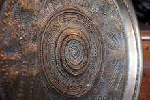 Load image into Gallery viewer, Antique Indian Engraved Copper Charger / Tray
