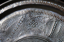 Load image into Gallery viewer, Antique Indian Engraved Copper Charger / Tray
