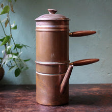 Load image into Gallery viewer, Vintage Copper Flip and Drip Coffee Maker
