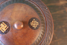 Load image into Gallery viewer, Carved and Inlaid Treen Wooden Bowl

