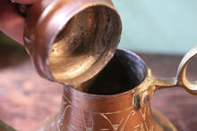 Load image into Gallery viewer, Vintage Middle Eastern Turkish Copper Dallah Coffee Pot
