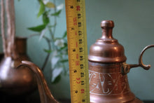 Load image into Gallery viewer, Vintage Middle Eastern Turkish Copper Dallah Coffee Pot
