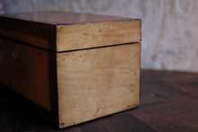 Load image into Gallery viewer, Antique Victorian Maple Tea Caddy
