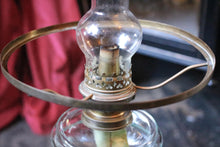 Load image into Gallery viewer, Duplex Ornate Brass and Glass Oil Lamp Lantern
