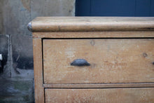 Load image into Gallery viewer, Antique Victorian Pitch Pine Chest of Drawers
