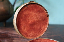 Load image into Gallery viewer, Antique19th.C French Gilded Brass Painted Portrait Pill Box
